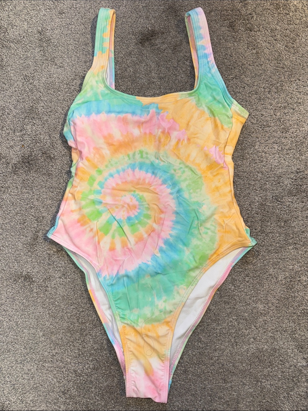 Women’s One Piece Stoney Clover Lane x Target Tie Dye Swimsuit Rainbow.